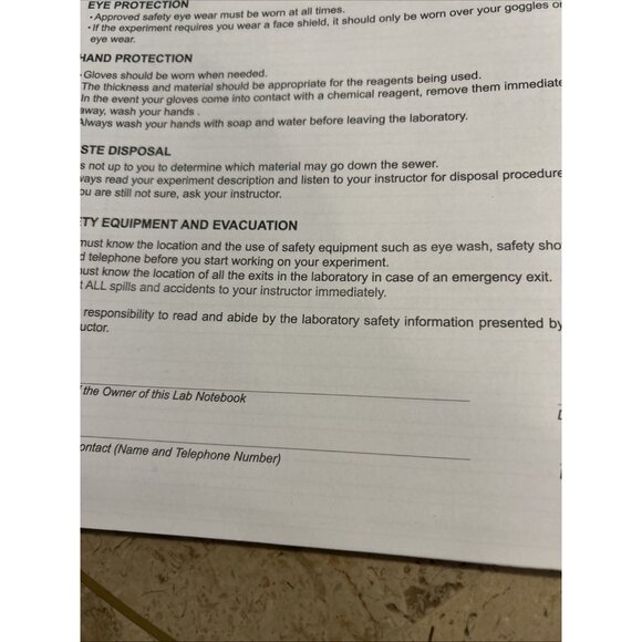 BARBAKAM Lab Notebok 100 Carbonless Pages Spiral Bound(Copy Pg Perforated) - Picture 3 of 5